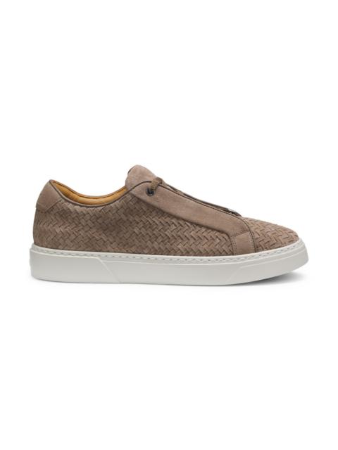 GARY TRAINERS WITH WOVEN SUEDE UPPERS