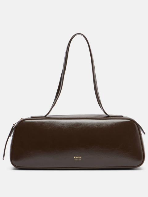 Simona leather shoulder bag