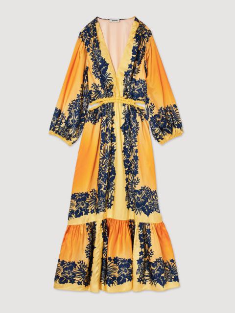 Long Hawaii print dress