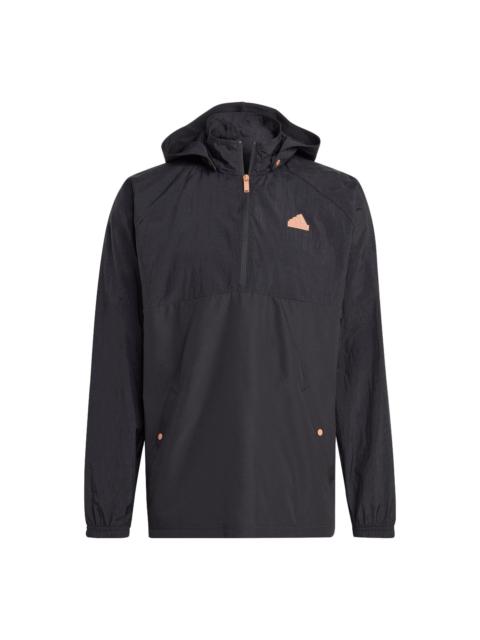 adidas Lift Your Mind Windbreaker Jacket 'Black' IP3726