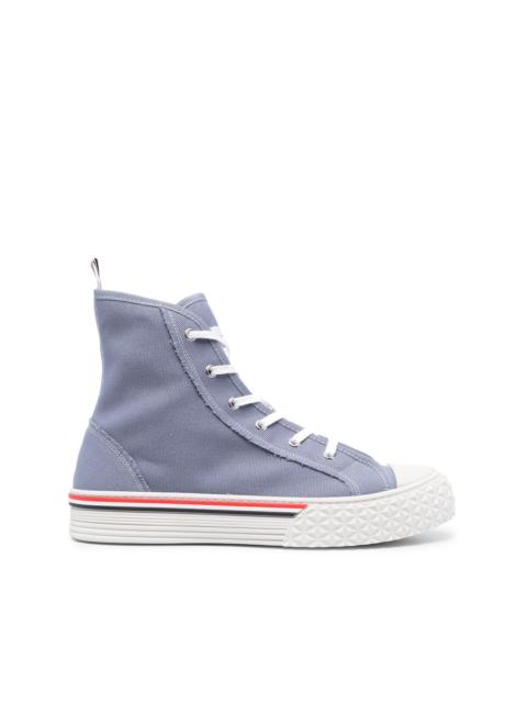 RWB-stripe high-top sneakers
