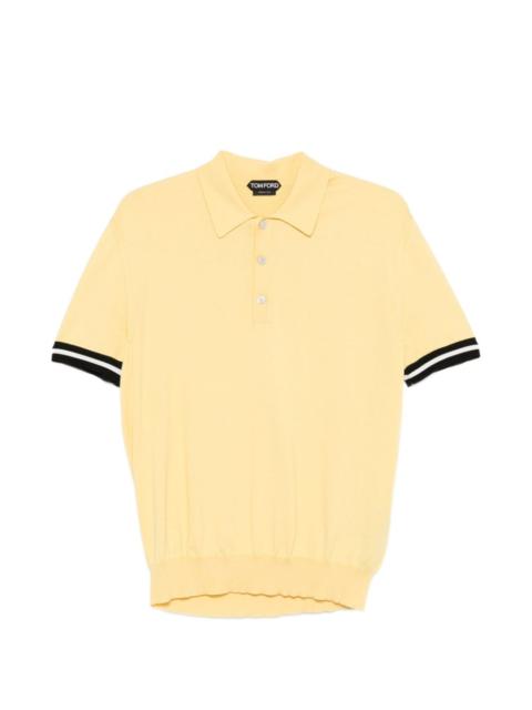 striped polo shirt