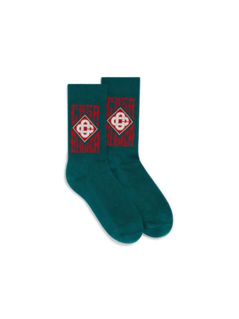 Gothic Logo Socks | Casablanca Paris