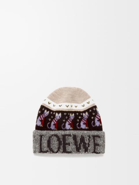 Beanie in wool blend