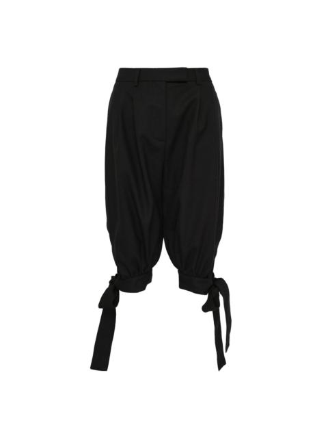 Women Tie Trousers Woven