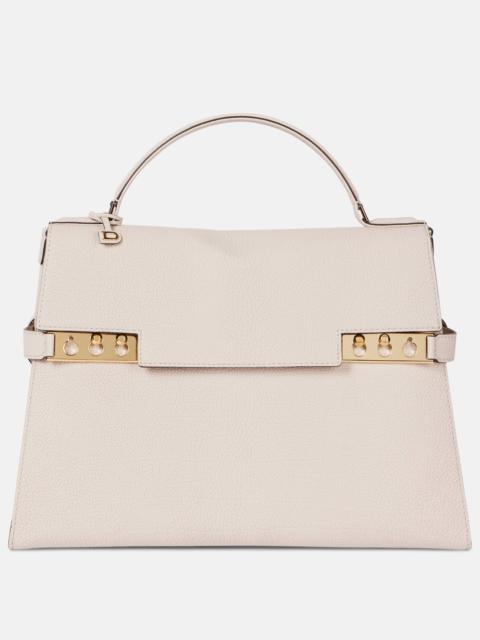 Tempête Large Derby leather tote bag