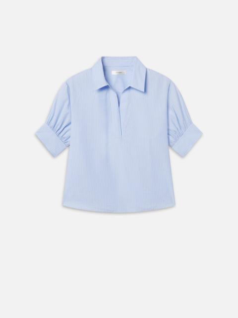 The V-neck Popover Top