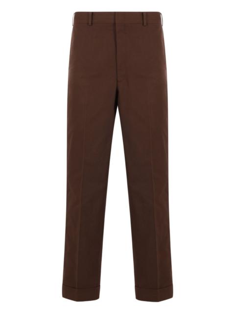 back-buckle trousers
