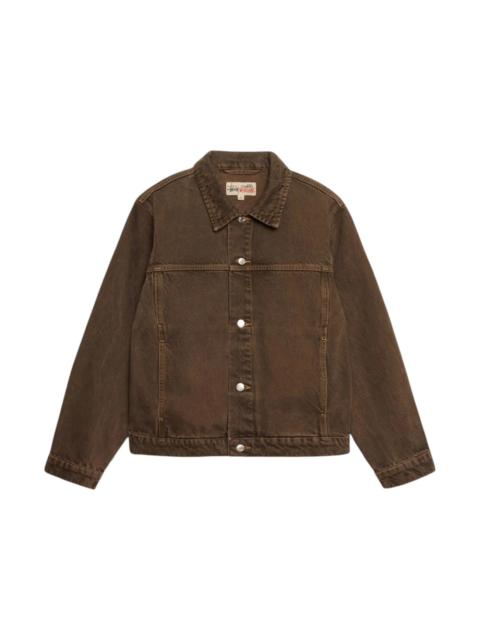 Stussy Trucker Denim Jacket Mushroom