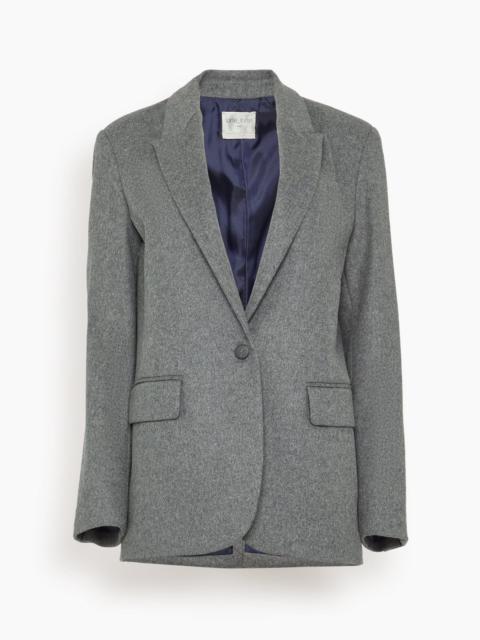Wool Cloth Masculine Jacket in Grigio Melange