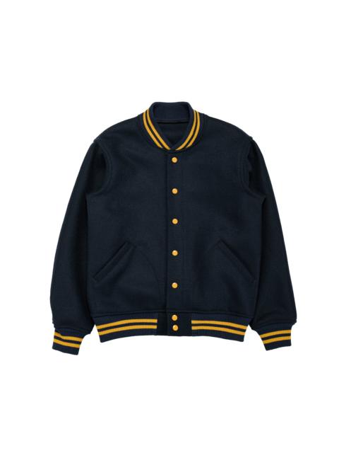 Lot. 2240 1950's Navy Varsity Jacket Plain Navy