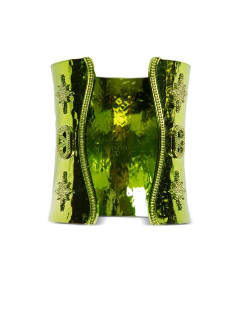 metallic cuff bracelet