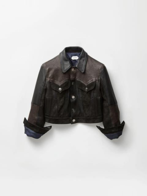 Leather Slim Blouson