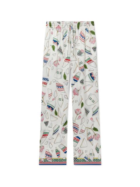 Le Vase Brise Silk Trousers | Casablanca Paris