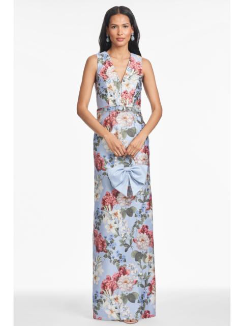 ADELLYN GOWN - POWDER BLUE BOUQUET