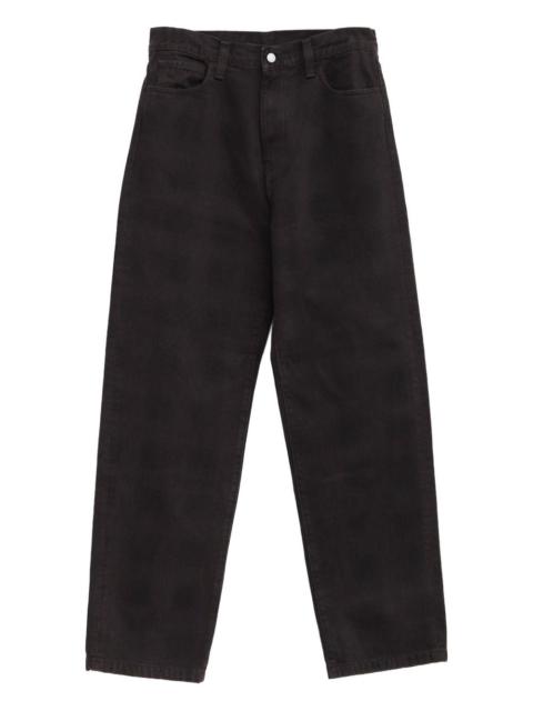 Everson check-patterned jeans