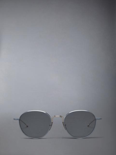 Titanium Round Sunglasses
