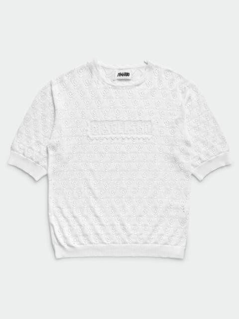 Comunione Knitted Tee White - Magliano