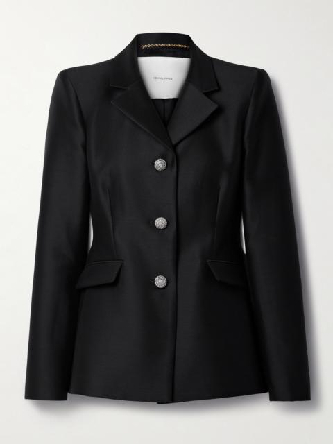 Comptoir Wool And Silk-blend Radzimir Blazer