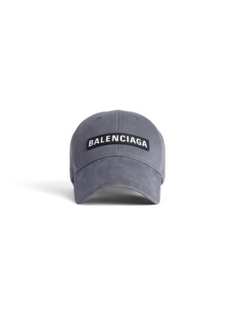 Men's Patch Cap in Grey