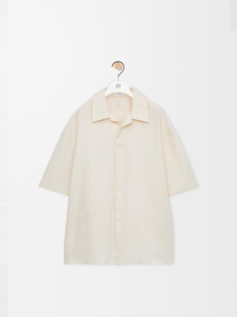 Short sleeve shirt in cotton