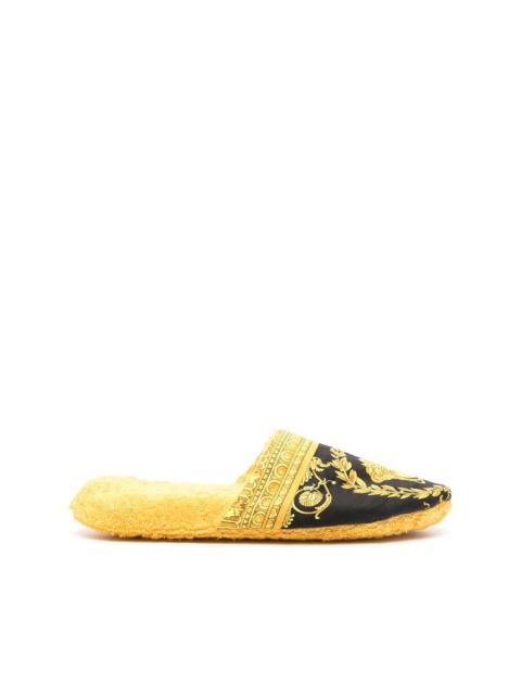 Medusa print slippers
