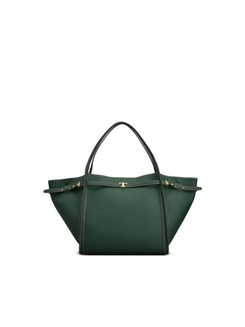 medium T Timeless gold-tone buckle tote bag