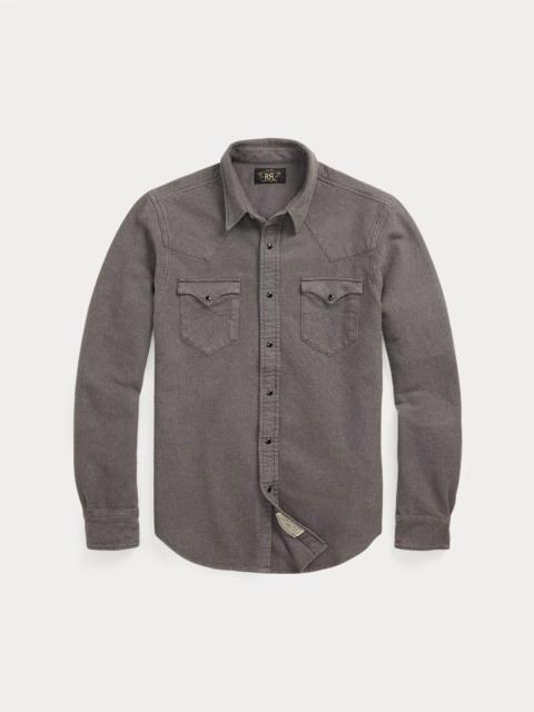 Slim Fit Chamois Western Shirt