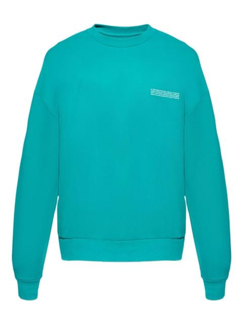 crew-neck organic cotton sweatshirt