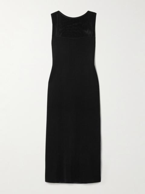 Ruslan Fringed Knitted Maxi Dress