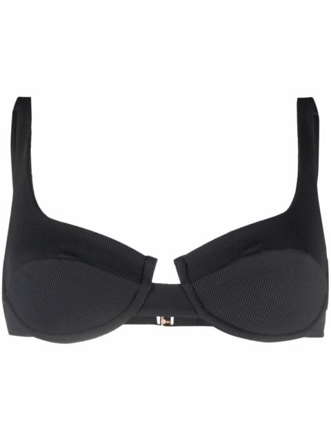 Montreal ribbed bikini top