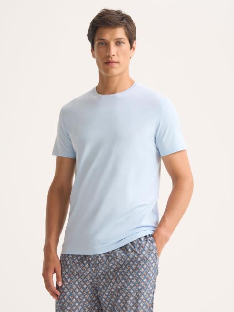 Men's T-Shirt Basel Micro Modal Stretch Light Blue