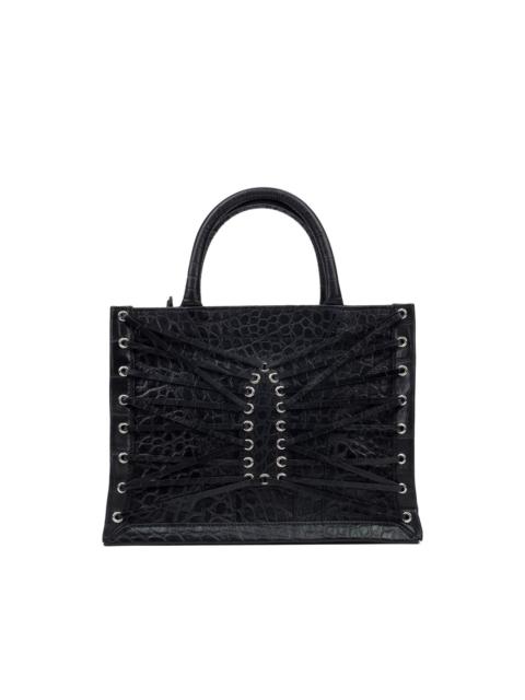 drawstring-detail tote bag