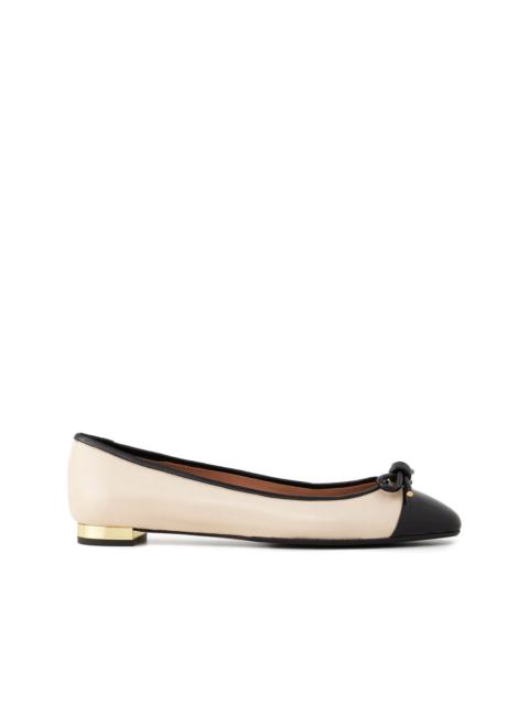Parisina bow round-toe ballet flats