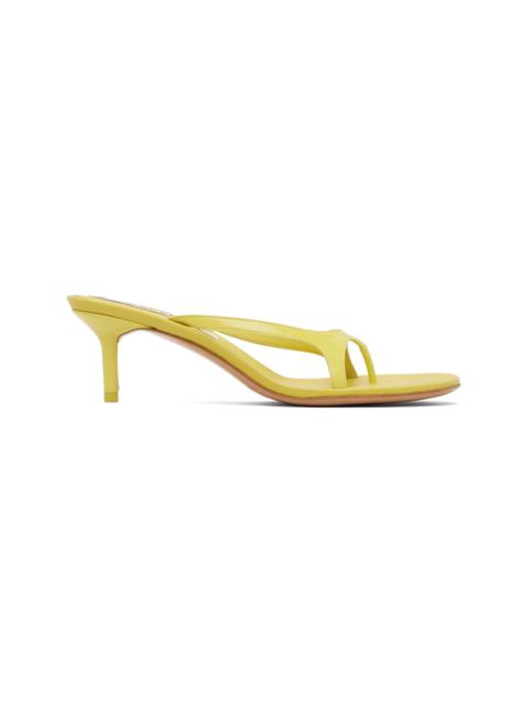 Yellow Beverly Kitten Lux Midsummer Heeled Sandals