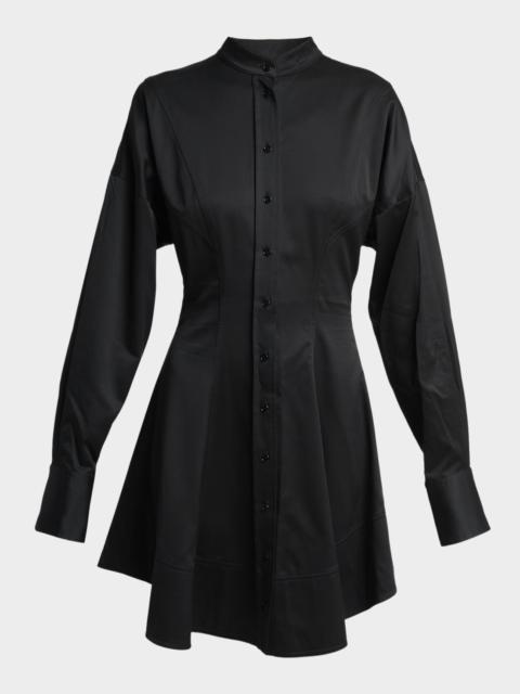Janan Cotton Poplin Mini Shirtdress