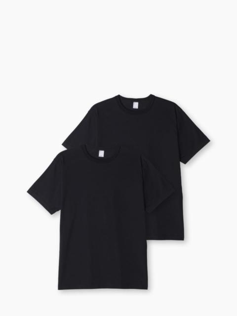 3SIXTEEN PIMA T-SHIRT 2 PACK BLACK