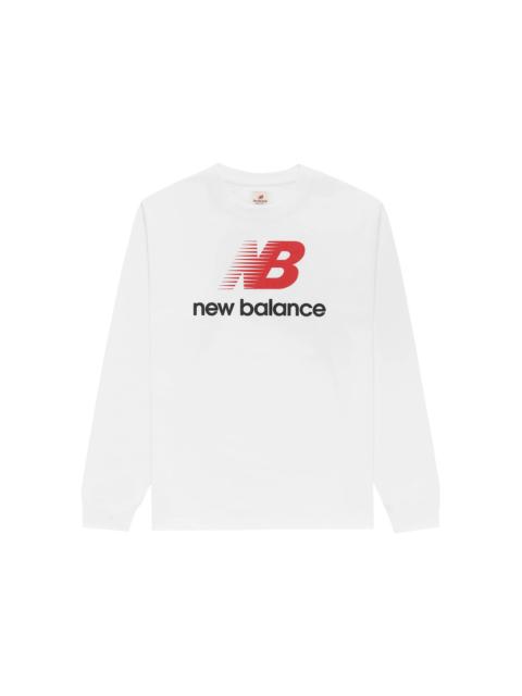 New Balance Made In USA Heritage Long Sleeve T-shirt White/Red/Black