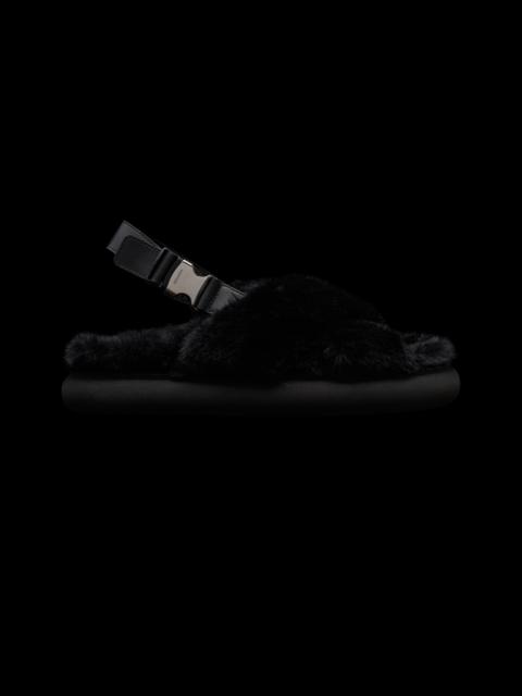 Solarisse Faux Fur Sandals