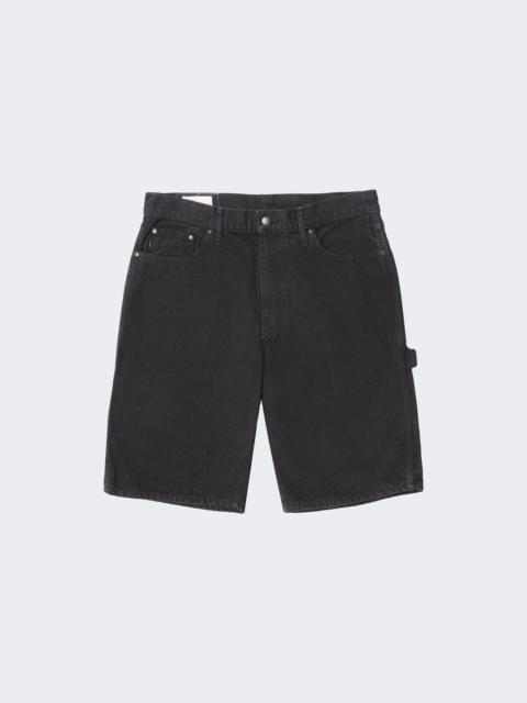 Overdyed Painter Shorts Black