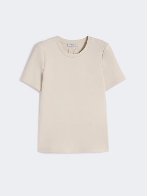 Scuba jersey T-shirt - BEIGE
