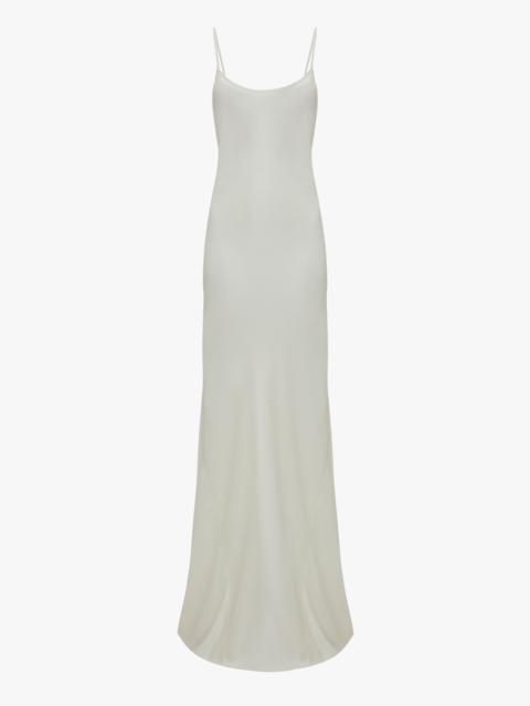 Floor-Length Cami Dress In Ivory