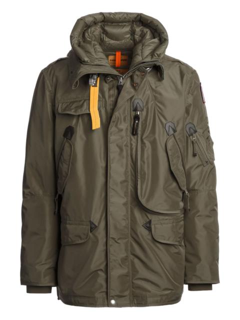 Right Hand hooded multi-pocket jacket