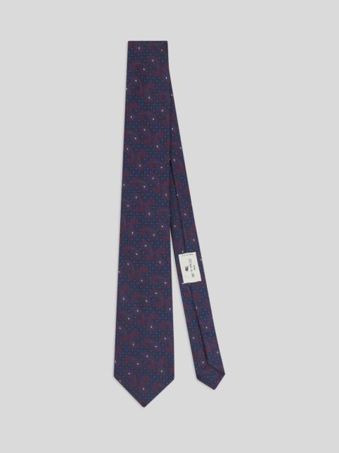 PAISLEY SILK JACQUARD TIE