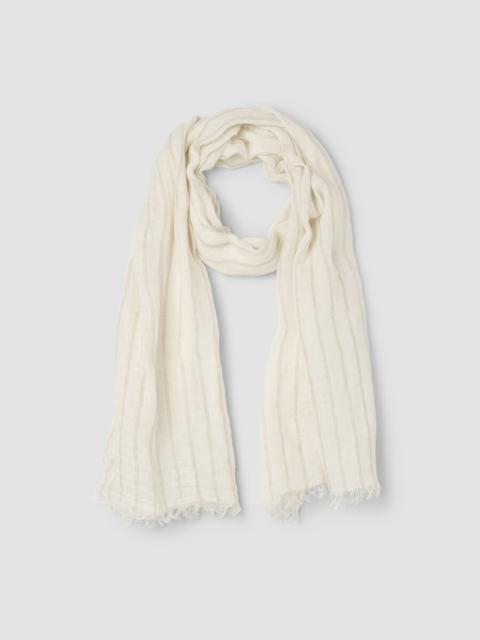 Striped Organic Linen Scarf