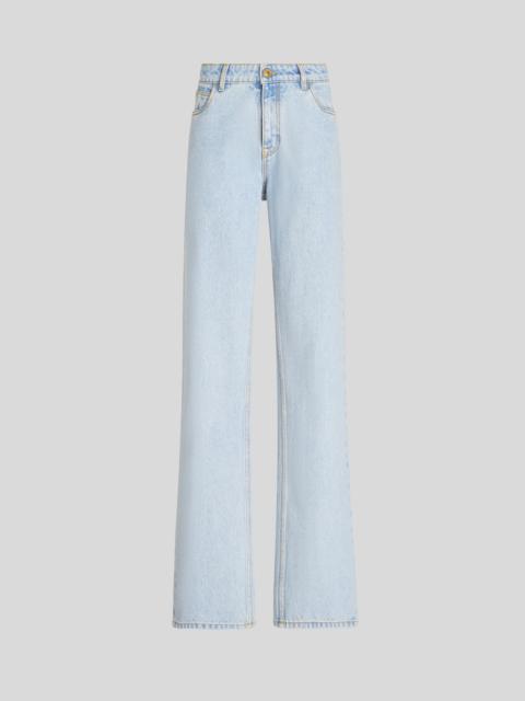 BAGGY JEANS WITH EMBROIDERY