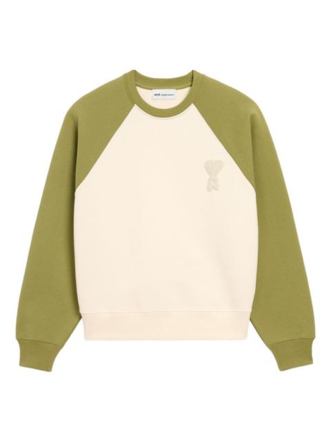 Ami De Coeur two-tone crochet sweatshirt