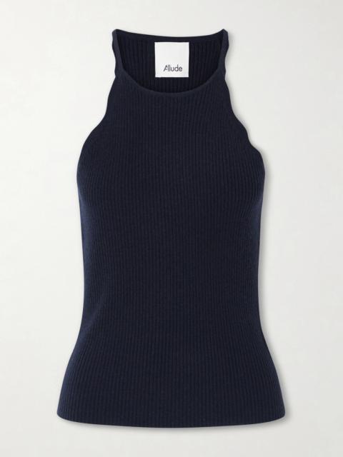 Ribbed Wool And Cashmere-blend Top