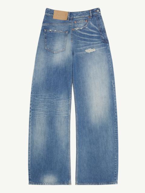 Twist wide leg jeans