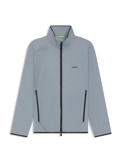 WATER-REPELLENT JACKET IN SUPER-STRETCH POPLIN